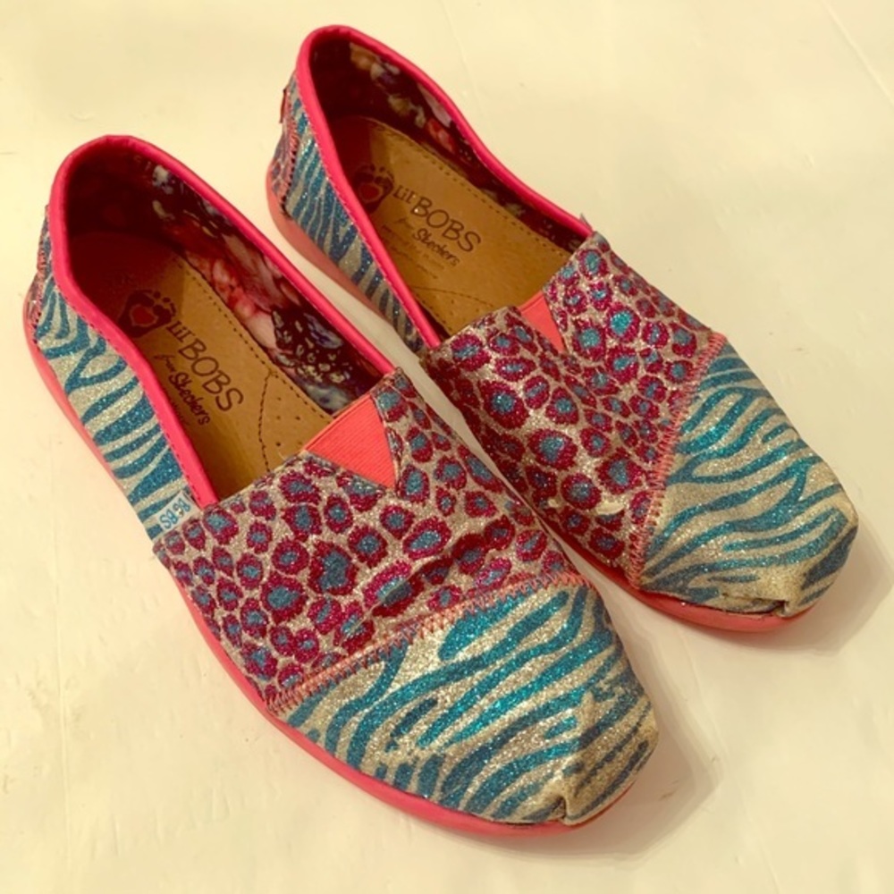 Lil Bob’s from Skechers Sparkle Shoes Size 4.5